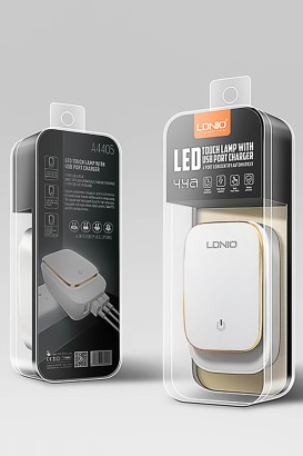 LDNIO LED Dokunmatik Lambalı 4 Usb Şarj Cihazı - Thumbnail