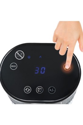 مدفأة كهربائية ذو شاشة عرض LED ولوحة تعمل باللمس وجهاز تحكم عن بعد شاشة دجيتال موديل PHT-830 من Newal - Thumbnail