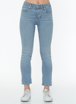 Levis 18883-0047 Denim High Rise Straight Kadın Kot Pantolon - Thumbnail