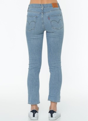 Levis 18883-0047 Denim High Rise Straight Kadın Kot Pantolon - Thumbnail