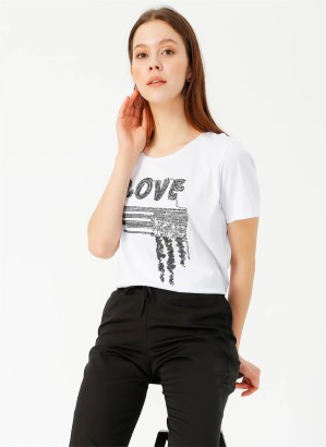 Limon BAYLEN Kadın T-Shirt - Thumbnail
