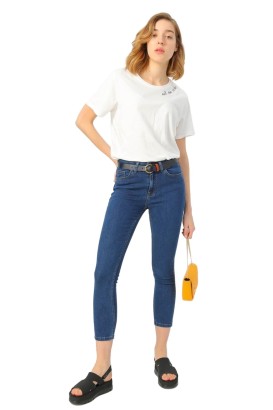 Limon SANS Kadın Denim Pantolon - Thumbnail