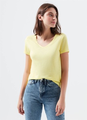 Mavi 168260-31484 Kadın T-Shirt - Thumbnail