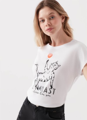 Mavi 168766-620 Kadın T-Shirt - Thumbnail