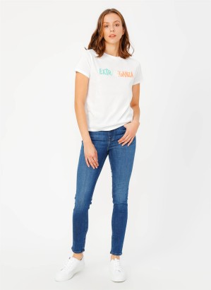 Mavi 168823-30701 Kadın T-Shirt - Thumbnail