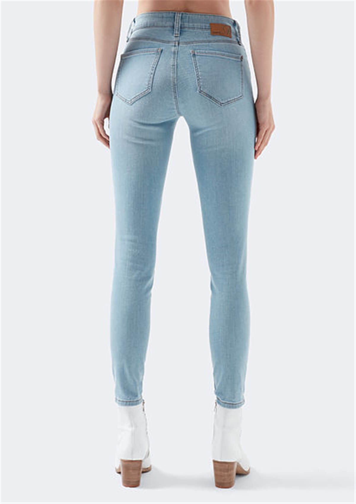 Mavi Jeans Adriana Ankle Lt Blue Str Açık Mavi Kısa Paça Kadın Kot Pantolon