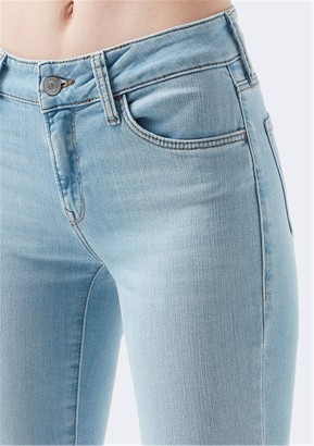 Mavi Jeans Adriana Ankle Lt Blue Str Açık Mavi Kısa Paça Kadın Kot Pantolon - Thumbnail