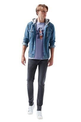 Mavi Jeans Luka Smoke Comfort Gri Normal Kesim Erkek Kot Pantolon - Thumbnail