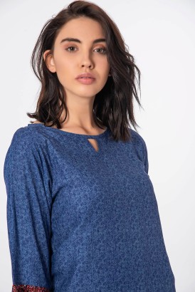 Merter Fashion Cocoon Desenli Kadın Pijama Takımı - Thumbnail