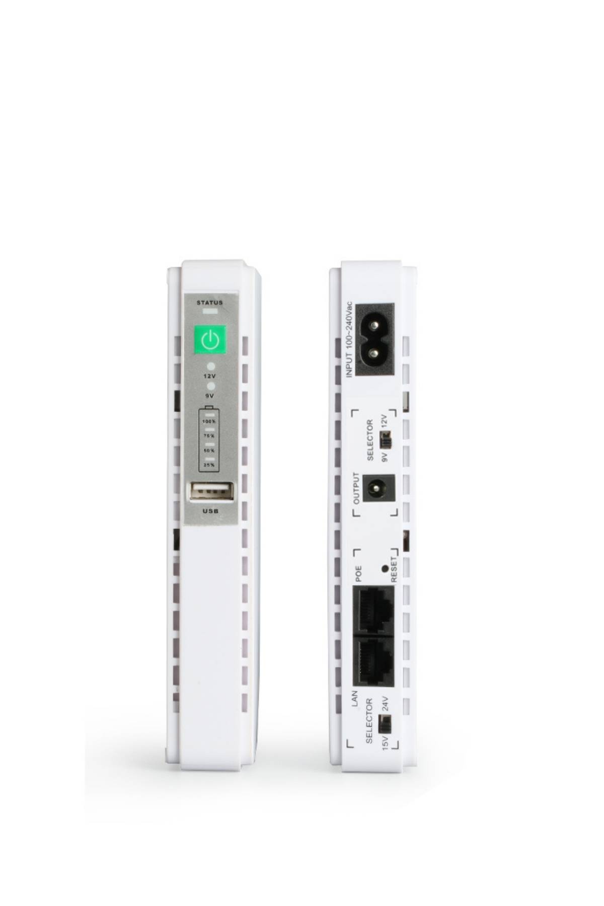 Mini Powerbank Poe 430P UPS Router için 9V 12V 15V 8800 mAH 