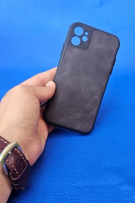 New Loco Hakiki Deri iPhone 11 Kılıfı - Thumbnail