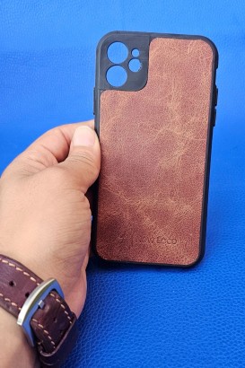 New Loco Hakiki Deri iPhone 11 Kılıfı - Thumbnail