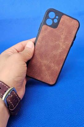 New Loco Hakiki Deri iPhone 11 Kılıfı - Thumbnail