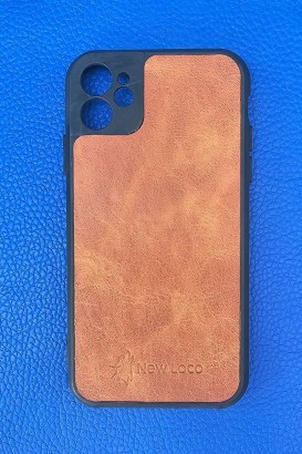 New Loco Hakiki Deri iPhone 11 Kılıfı - Thumbnail