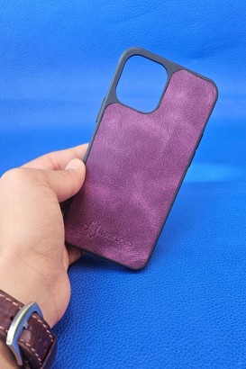 New Loco Hakiki Deri iPhone 12 Kılıfı - Thumbnail