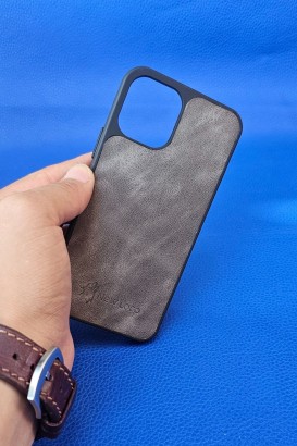 New Loco Hakiki Deri iPhone 12 Kılıfı - Thumbnail