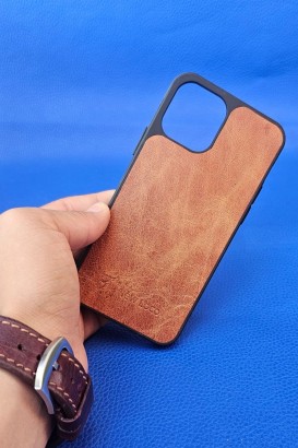 New Loco Hakiki Deri iPhone 12 Kılıfı - Thumbnail