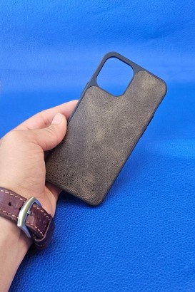 New Loco Hakiki Deri iPhone 12 Kılıfı - Thumbnail