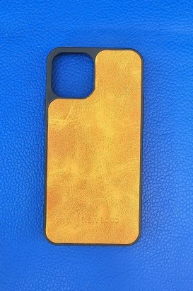 New Loco Hakiki Deri iPhone 12 Kılıfı - Thumbnail