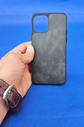 New Loco Hakiki Deri iPhone 12 Kılıfı - Thumbnail
