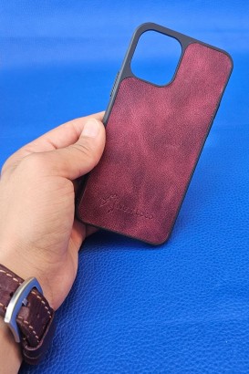 New Loco Hakiki Deri iPhone 12 Kılıfı - Thumbnail