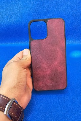 New Loco Hakiki Deri iPhone 12 Pro Max Kılıfı - Thumbnail