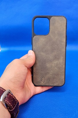 New Loco Hakiki Deri iPhone 12 Pro Max Kılıfı - Thumbnail