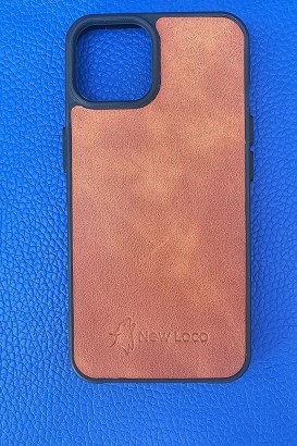 New Loco Hakiki Deri iPhone 13 Kılıfı - Thumbnail