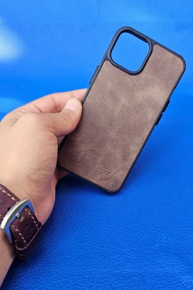 New Loco Hakiki Deri iPhone 13 Kılıfı - Thumbnail