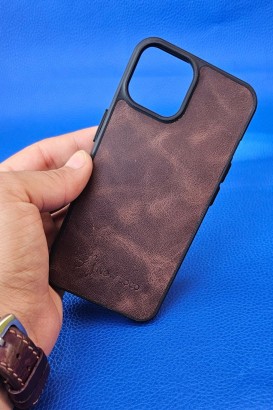 New Loco Hakiki Deri iPhone 13 Kılıfı - Thumbnail