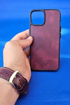 New Loco Hakiki Deri iPhone 13 Kılıfı - Thumbnail
