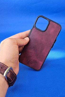 New Loco Hakiki Deri iPhone 13 Kılıfı - Thumbnail