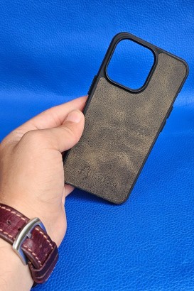 New Loco Hakiki Deri iPhone 13 Pro Kılıfı - Thumbnail