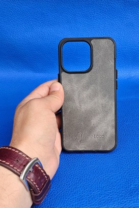New Loco Hakiki Deri iPhone 13 Pro Kılıfı - Thumbnail
