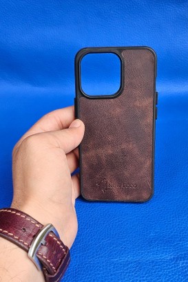 New Loco Hakiki Deri iPhone 13 Pro Kılıfı - Thumbnail