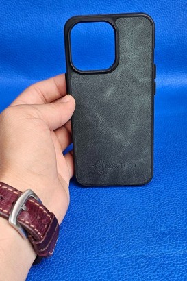 New Loco Hakiki Deri iPhone 13 Pro Kılıfı - Thumbnail