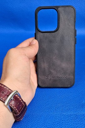 New Loco Hakiki Deri iPhone 13 Pro Kılıfı - Thumbnail
