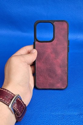 New Loco Hakiki Deri iPhone 13 Pro Kılıfı - Thumbnail