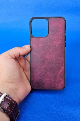 New Loco Hakiki Deri iPhone 13 Pro Max Kılıfı - Thumbnail