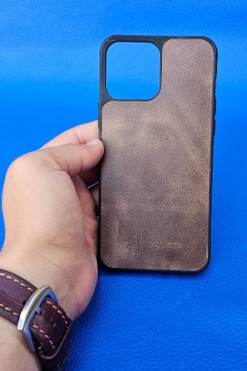 New Loco Hakiki Deri iPhone 13 Pro Max Kılıfı - Thumbnail