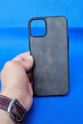 New Loco Hakiki Deri iPhone 14 Plas Kılıfı - Thumbnail