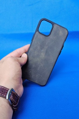 New Loco Hakiki Deri iPhone 14 Plas Kılıfı - Thumbnail