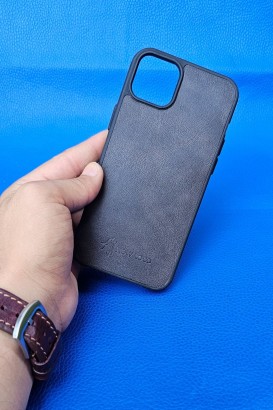 New Loco Hakiki Deri iPhone 14 Plas Kılıfı - Thumbnail