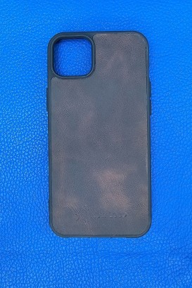 New Loco Hakiki Deri iPhone 14 Plas Kılıfı - Thumbnail