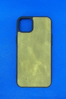 New Loco Hakiki Deri iPhone 14 Plas Kılıfı - Thumbnail