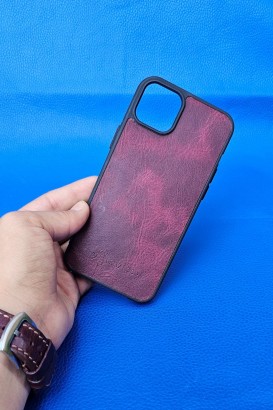 New Loco Hakiki Deri iPhone 14 Plas Kılıfı - Thumbnail
