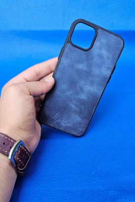 New Loco Hakiki Deri iPhone 14 Plas Kılıfı - Thumbnail