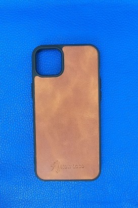 New Loco Hakiki Deri iPhone 14 Plas Kılıfı - Thumbnail