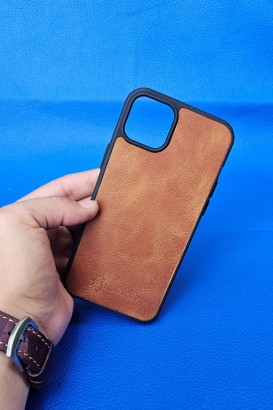 New Loco Hakiki Deri iPhone 14 Plas Kılıfı - Thumbnail