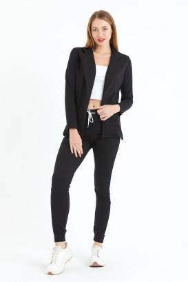 Oops 48-462 Düz Blazer Model Kadın Eşofman - Thumbnail